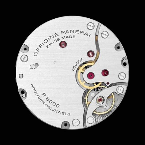 panerai p6000 movement review|panerai p 6000 movement.